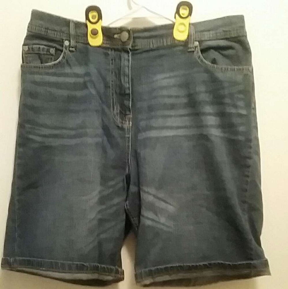 Womens faded Denim Shorts